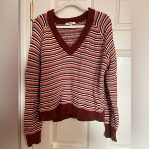madewell stripped sweater